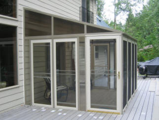 This is a 10x16 Garden Room custom colors